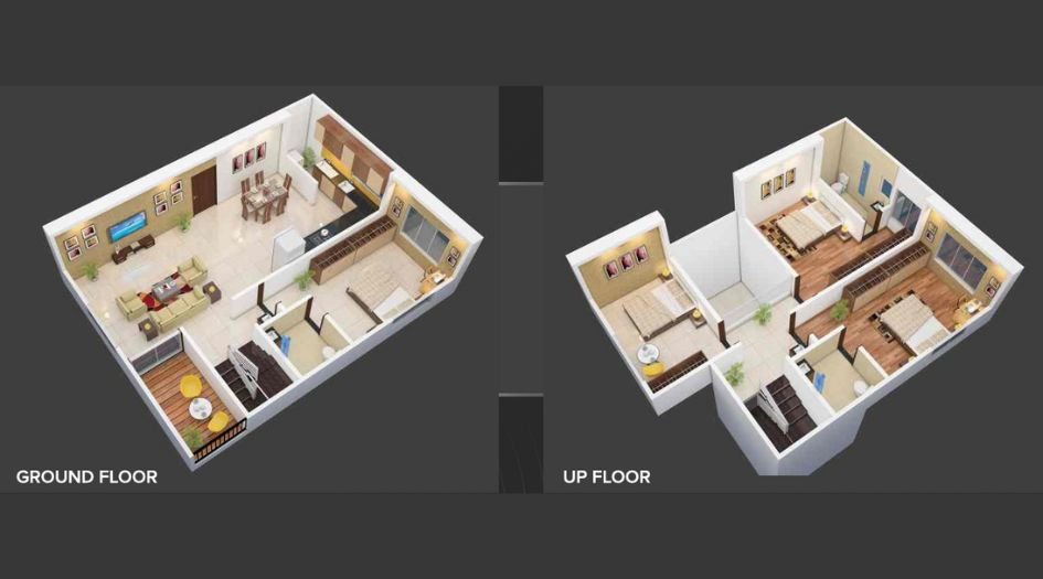 Elite-Platinum-Floor-Plan-4 BHK-Duplex